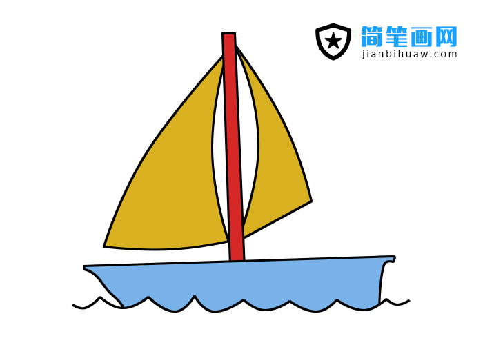 帆船簡(jiǎn)筆畫