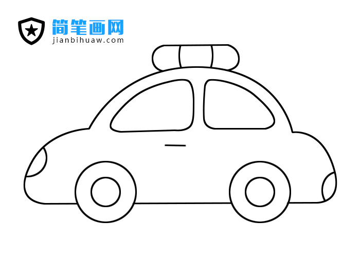 小汽車(chē)簡(jiǎn)筆畫(huà)步驟以及上色