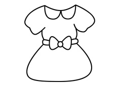 裙子簡(jiǎn)筆畫(huà)圖片