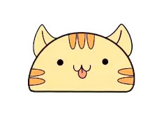 1個半圓就能畫出可愛的簡筆畫 -- 小貓咪