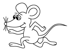 小老鼠簡(jiǎn)筆畫(huà)圖片