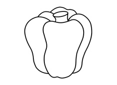 辣椒簡筆畫圖片