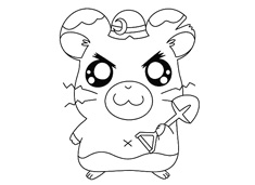 哈姆太郎簡(jiǎn)筆畫圖片