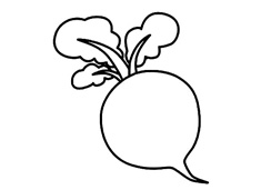 簡單的蘿卜簡筆畫圖片