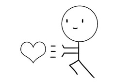 火柴人發(fā)射愛(ài)心簡(jiǎn)筆畫(huà)簡(jiǎn)筆畫(huà)圖片