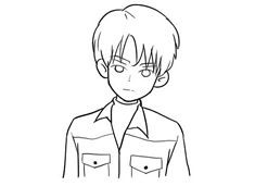 簡單好畫又帥氣的男生簡筆畫圖片