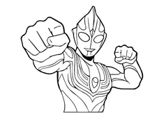 超酷的奧特曼簡(jiǎn)筆畫(huà)圖片