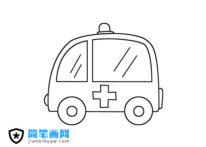 救護車簡筆畫