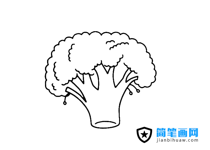 西藍(lán)花簡(jiǎn)筆畫圖片