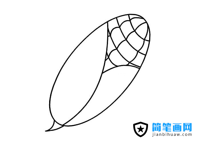 玉米簡筆畫