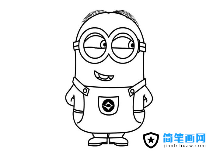 小黃人簡(jiǎn)筆畫圖片畫法