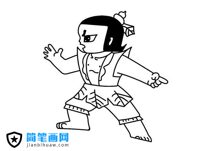 簡(jiǎn)單的金剛葫蘆娃簡(jiǎn)筆畫(huà)圖片